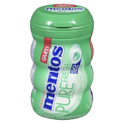 Mentos Pure Fresh Gum, Spearmint 6x50.0 ea, $0.08/1ea
