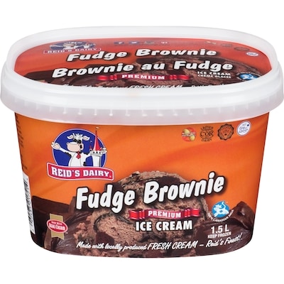 Reids Ice Cream, Fudge Brownie 1.65 l, $0.42/100ml