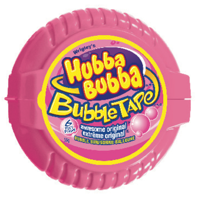Wrigley's Awesome Original Flavoured Bubble Gum, 1 Tape Roll 56 g, $3.20/100g