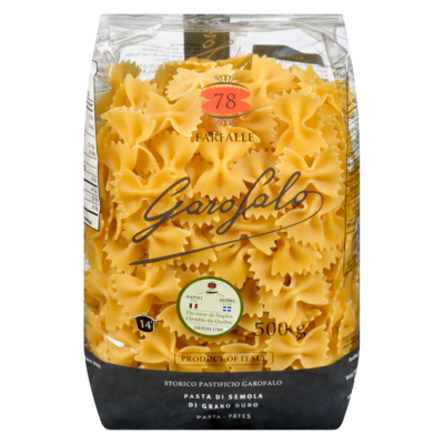 Garofalo Farfalle 500 g, $0.90/100g