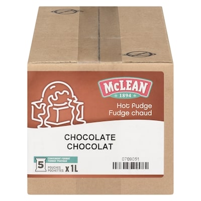 Berthelet McLean Hot Fudge, Chocolate 5 l, $0.72/100ml