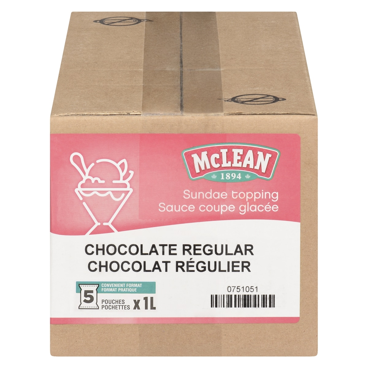 Berthelet SundaeTopping Chocolate 5 l, $0.80/100ml