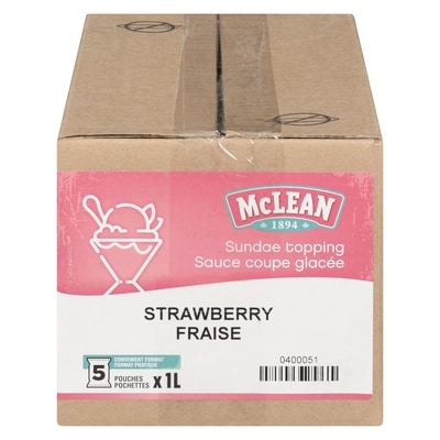 Berthelet Strawberry Topping 5 l, $1.26/100ml