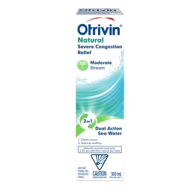 Otrivin Naturel Soulagement De La Congestion Sévère Jet Modéré 100 ml, 12,47 $/100ml