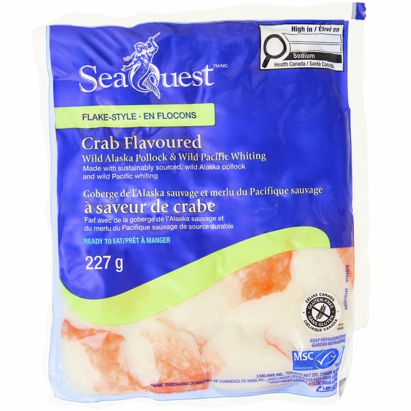 Flake-Style Crab Flavoured Wild Alaska Pollock and Wild Pacific Whiting