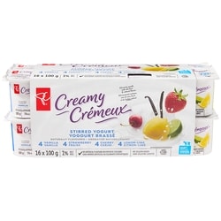 President's Choice Creamy Naturally Flavoured Stirred Yogurt Cups