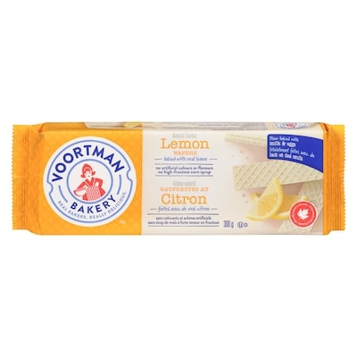 Voortman Lemon Wafers  300 g, $0.96/100g