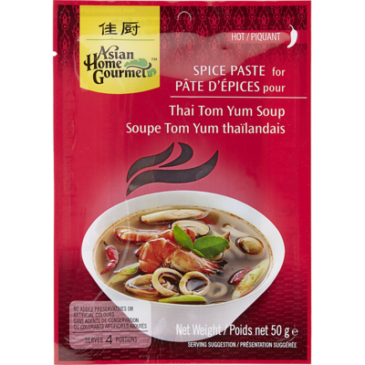 Asian Home Gourmet Spice Paste. Thai Tom Yum Soup 50 g, $5.98/100g