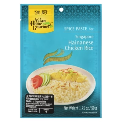 Asian Home Gourmet Pâte d'épices pour riz au poulet Hainanese 50 g, 4,98 $/100g