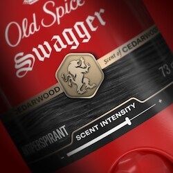 Old Spice Red Collection Deodorant for Men, Swagger Scent - 73 g