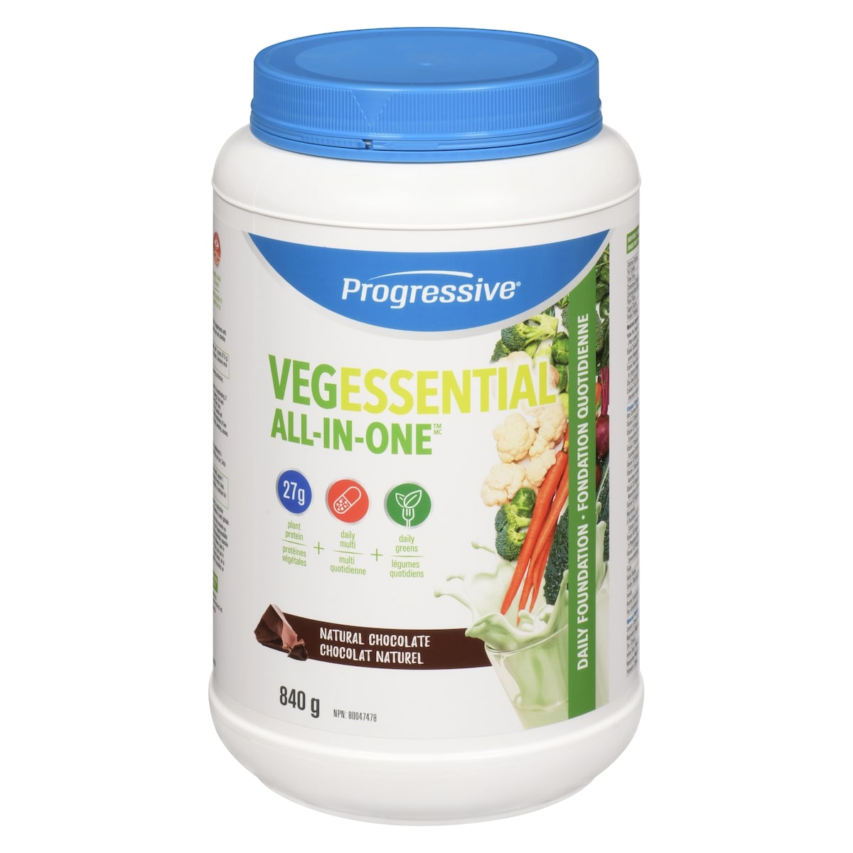 Progressive VegEssential, Chocolate 840 g, $7.86/100g