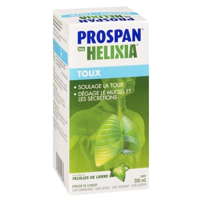 Helixia Prospan Sirop Toux 200 ml, 8,50 $/100ml