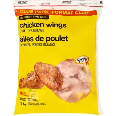 No Name Club Pack Chicken Wings, Split 2 kg, $1.35/100g