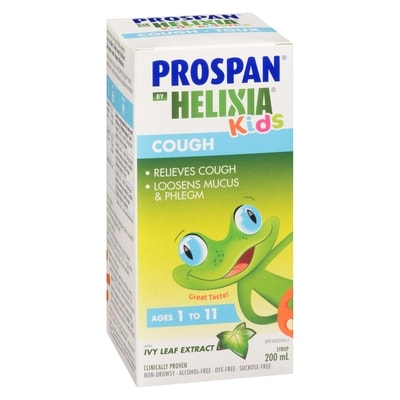 Helixia Kids Prospan Syrup Cough Ages 1 to 11 200 ml, $9.00/100ml