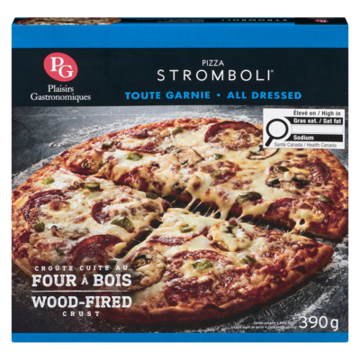 Stromboli Pizza toute garnie 390 g, 1,79 $/100g