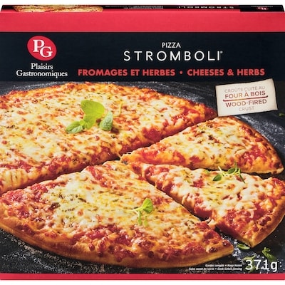 Stromboli Pizza fromages et herbes 371 g, 0,94 $/100g
