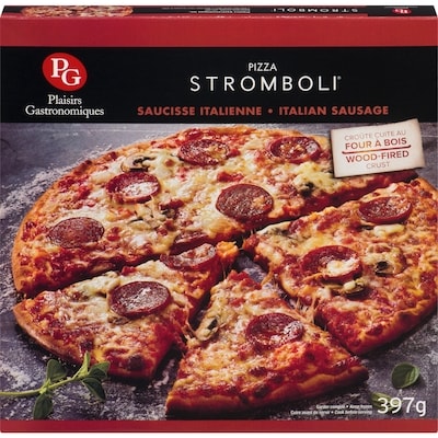 Stromboli Italian sausage pizza 397 g, $1.63/100g