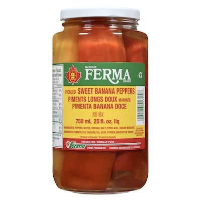Pickled Sweet Banana Peppers