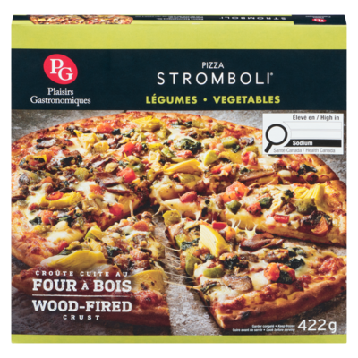 Stromboli Pizza aux légumes 422 g, 1,66 $/100g
