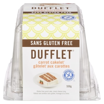 Dufflet Gluten Free Carrot Cakelet 550 g, $3.82/100g