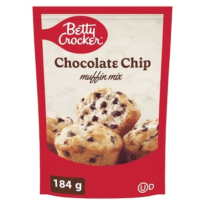 Betty Crocker Chocolate Chip Muffin Mix 184 g, $1.03/100g