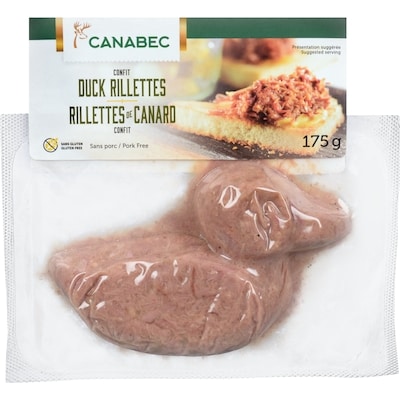 null Canabec Duck Rillettes Confit 175 g 175 g, $7.43/100g