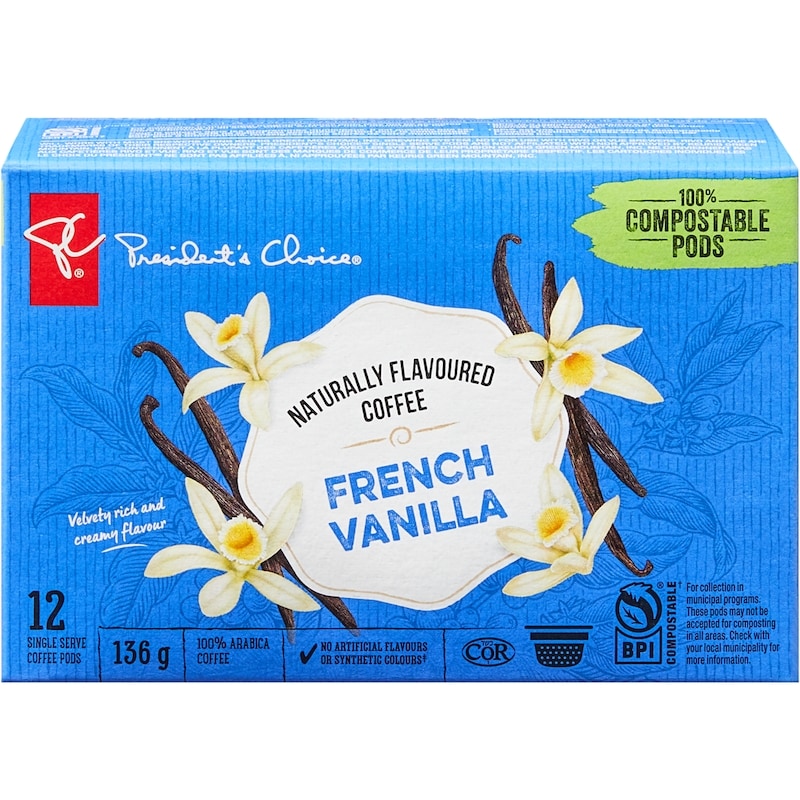 President's Choice French Vanilla Naturally Flavoured Single Serve