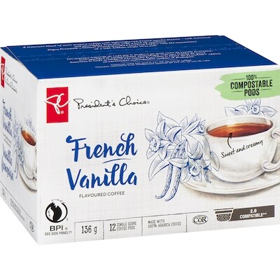 French Vanilla Naturally Flavoured Single Serve Coffee Pods