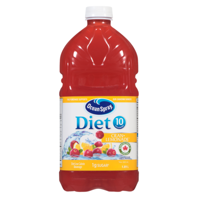 Ocean Spray Diet Cran-Lemonade Cocktail 1.89 l, $0.21/100ml