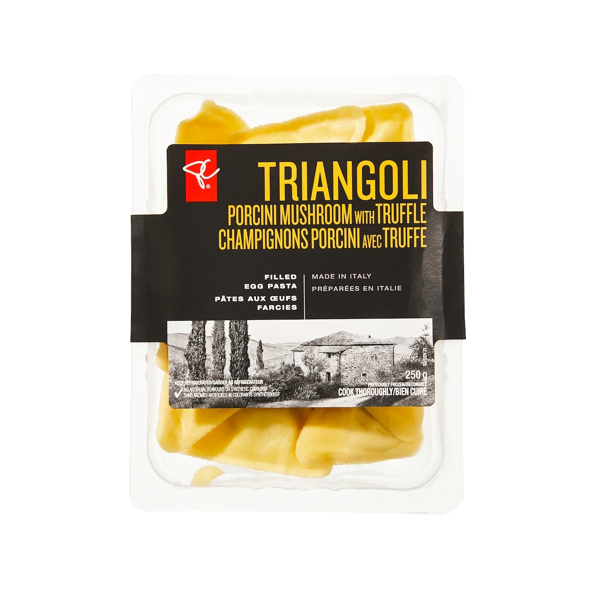 PC Black Label Triangoli, Porcini Mushroom with Truffle 250 g, $3.60/100g