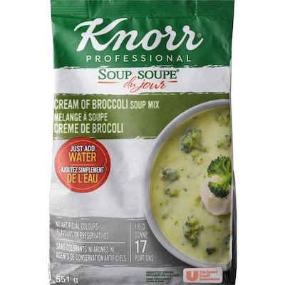Knorr Cream of Broccoli Soup Mix, Soup Du Jour 551 g, $3.81/100g