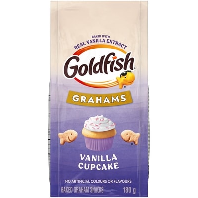 Pepperidge Farm Goldfish Vanilla Cupcake Baked Graham Snacks 180 g, $2.50/100g