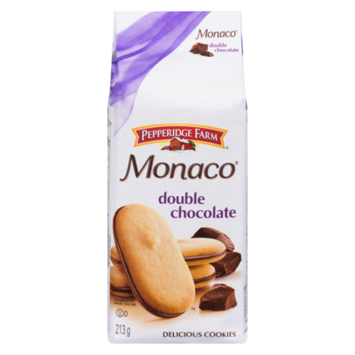 Pepperidge Farm Monaco Double Chocolate 213 g, $2.01/100g