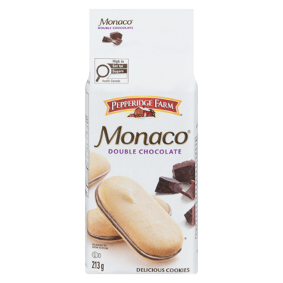 Pepperidge Farm Monaco Double Chocolate 213 g, $2.34/100g