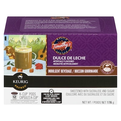 Timothy's Indulgent Beverage Dulche de Leche 12 ea, $1.00/1ea
