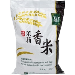 T&T Riz thaï au jasmin 8.2 kg, 0,17 $/100g