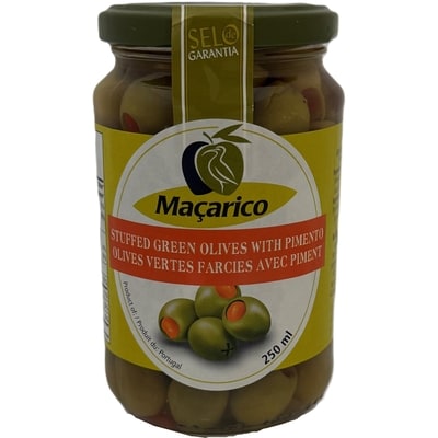 Macarico Stuffed Green Olives with Pimento 200 g, $2.75/100g