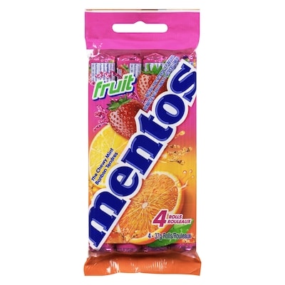Mentos Fruit 4x4.0 ea