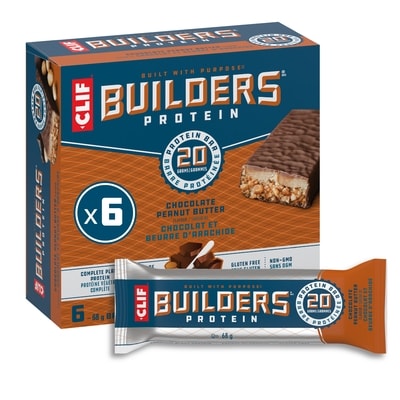 Clif BUILDERS barres protéinées, saveur de chocolat et beurre d'arachide 410 g, 4,63 $/100g