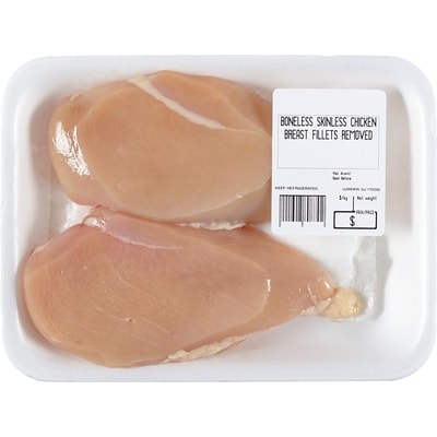 Country Ribbon Skinless Boneless Chicken Breasts, Tray Pack $22.46/1kg $10.19/1lb