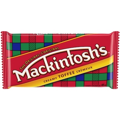 Mackintosh's Toffee Bar  24x45.0 g, $3.67/100g