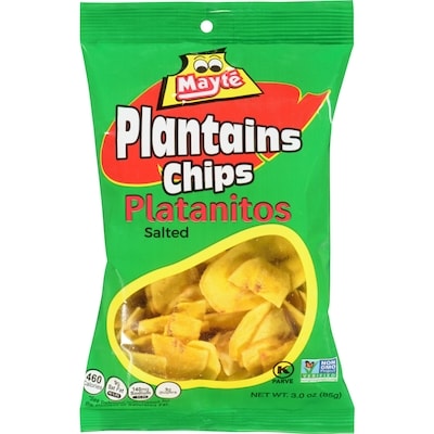 Mayte Maduritos Plantain Chips, Salted 95 g, $2.34/100g