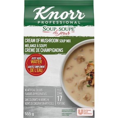 Knorr Préparation de crème de champignons 555 g, 4,05 $/100g