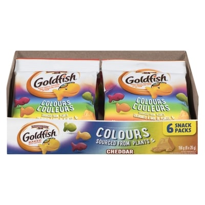 Pepperidge Farm Goldfish Colours (6 Pack) 156 g, $1.79/100g