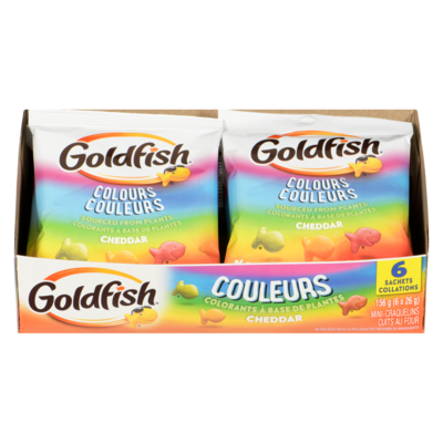 Pepperidge Farm Goldfish  Couleurs (6 paquet) 156 g, 2,24 $/100g