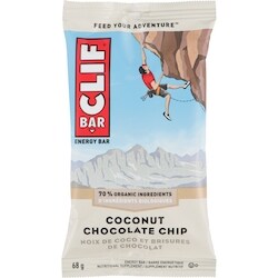 Clif Barre enérgétique à la noix de coco et aux brisures de chocolat 68 g, 24,99 $/100g