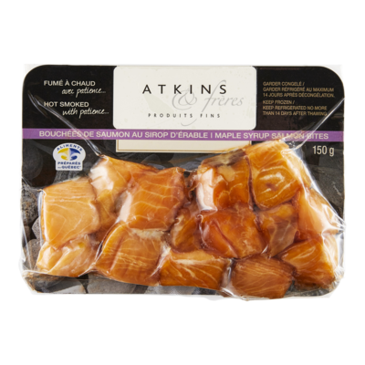 Atkins Maple Syrup Salmon Bites 150 g, $9.99/100g