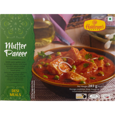 Haldiram Mutter Paneer 283 g, $1.94/100g