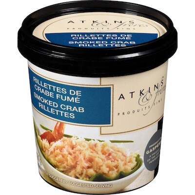 Atkins Rillettes de crabe fumé 120 g, 7,08 $/100g