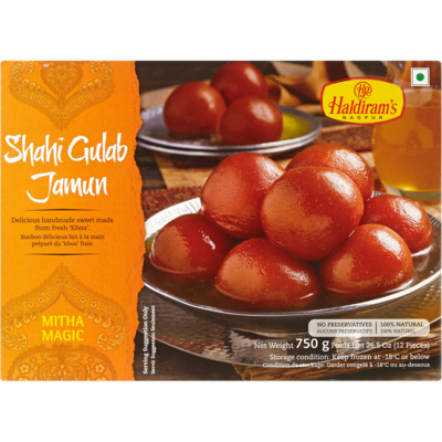 Haldiram Shahi Gulab Jamun 750 g, $1.20/100g